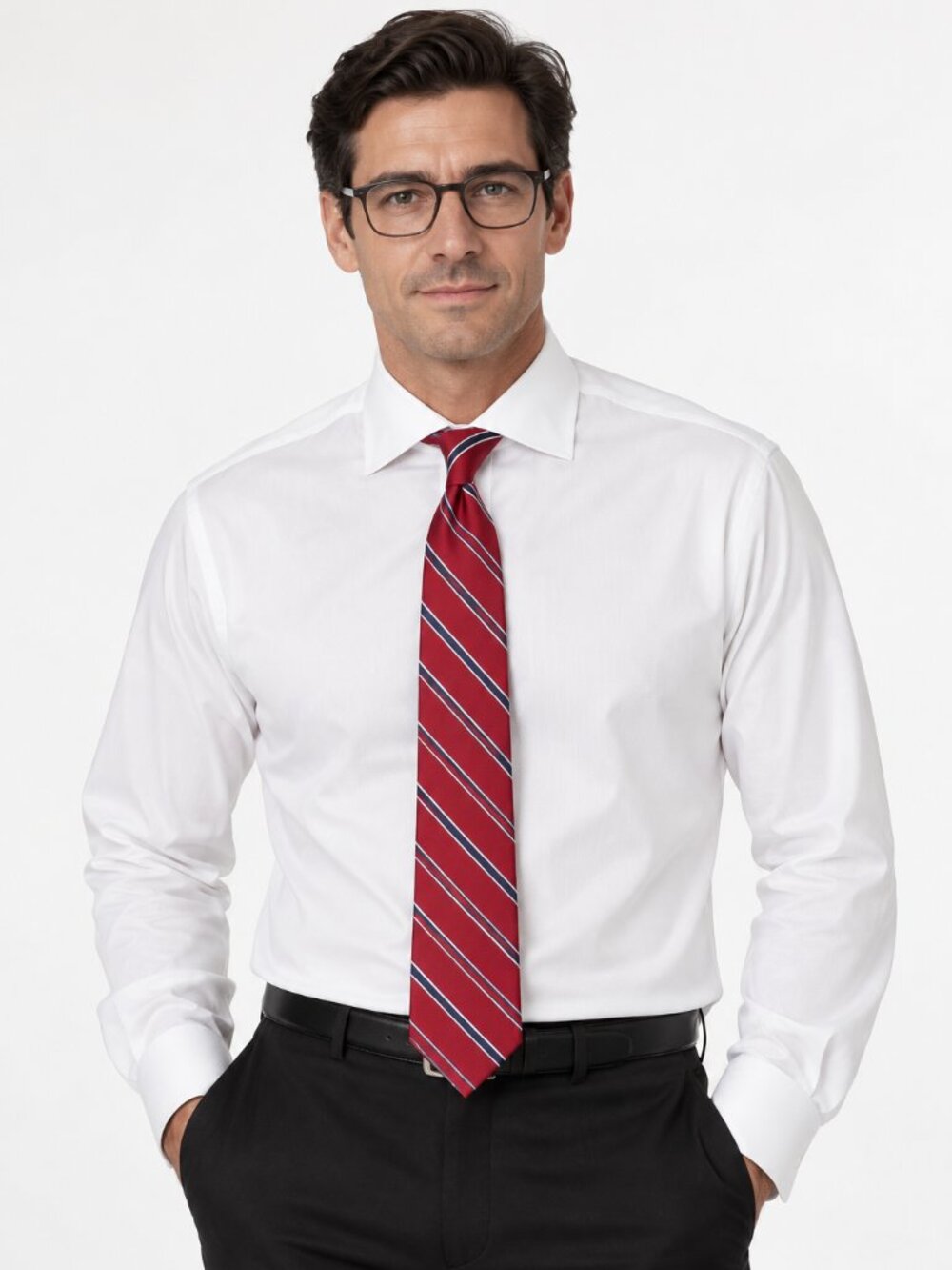 Polished! Brooks Brothers Madison Fit White Supima Cotton Dress Shirt